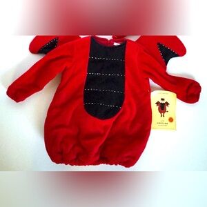 NEW Pottery Barn Kids Handsome Little Devil Costume Size 0-6 Months